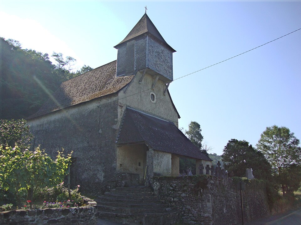 Saint — Etienne (Sauguis — Saint — Étienne, Pyr — Atl, Fr) L'église