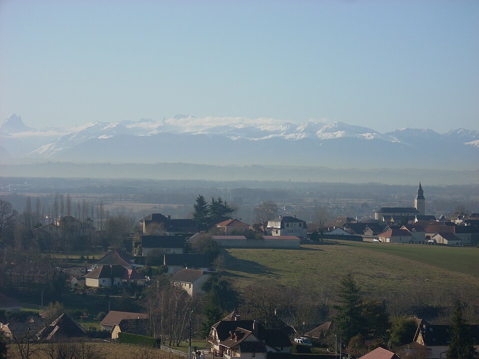 Sauvagnon vue du village