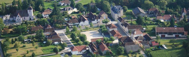 Vue aérienne de Vielleségure