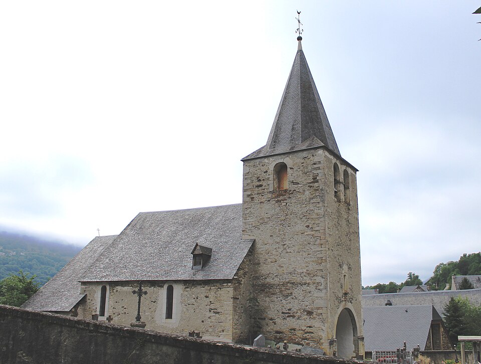 Église Saint — Étienne d'Adervielle (Hautes — Pyrénées) 1