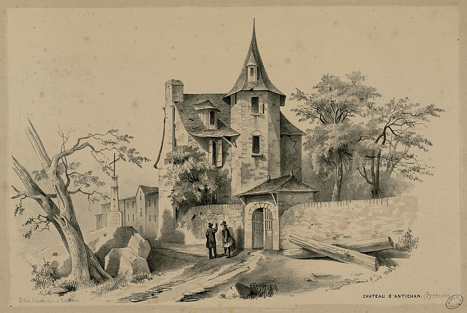 Château d'Antichan (Pyrénées) — Fonds Ancely — B315556101 A MALBOS 1 021