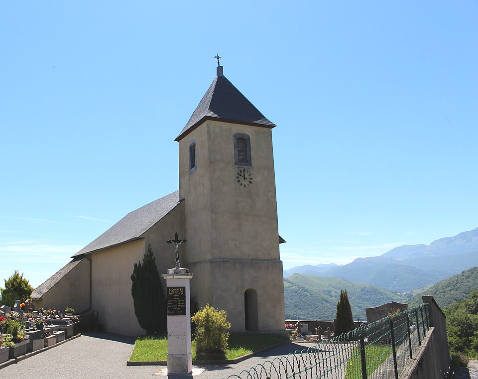 Église Saint — Jacques d'Esconnets (Hautes — Pyrénées) 1
