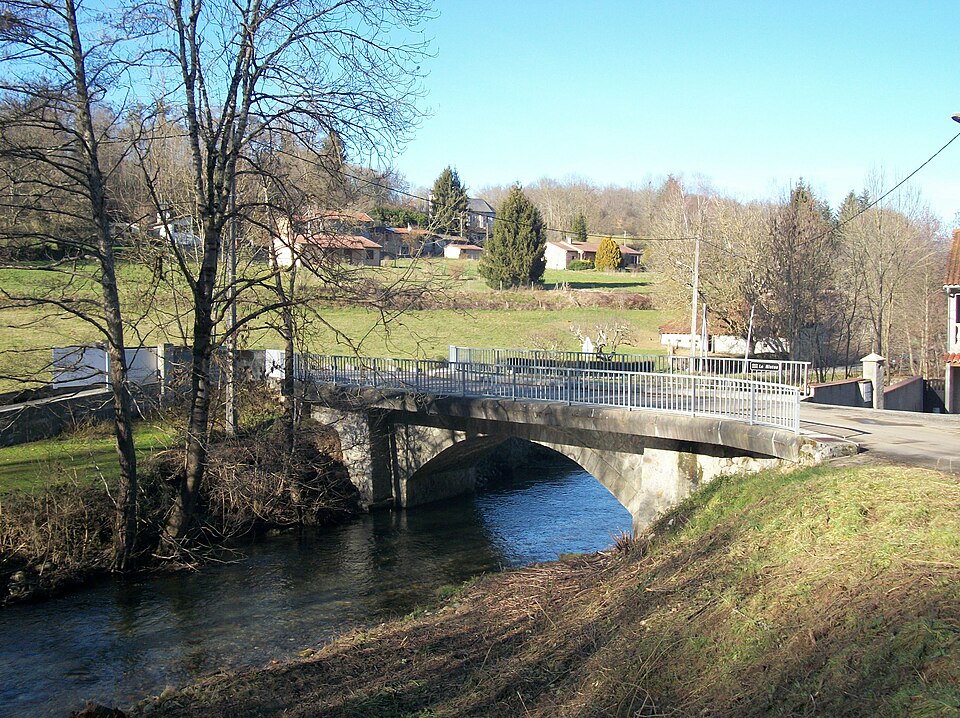 Lombrès pont sur le Nistos