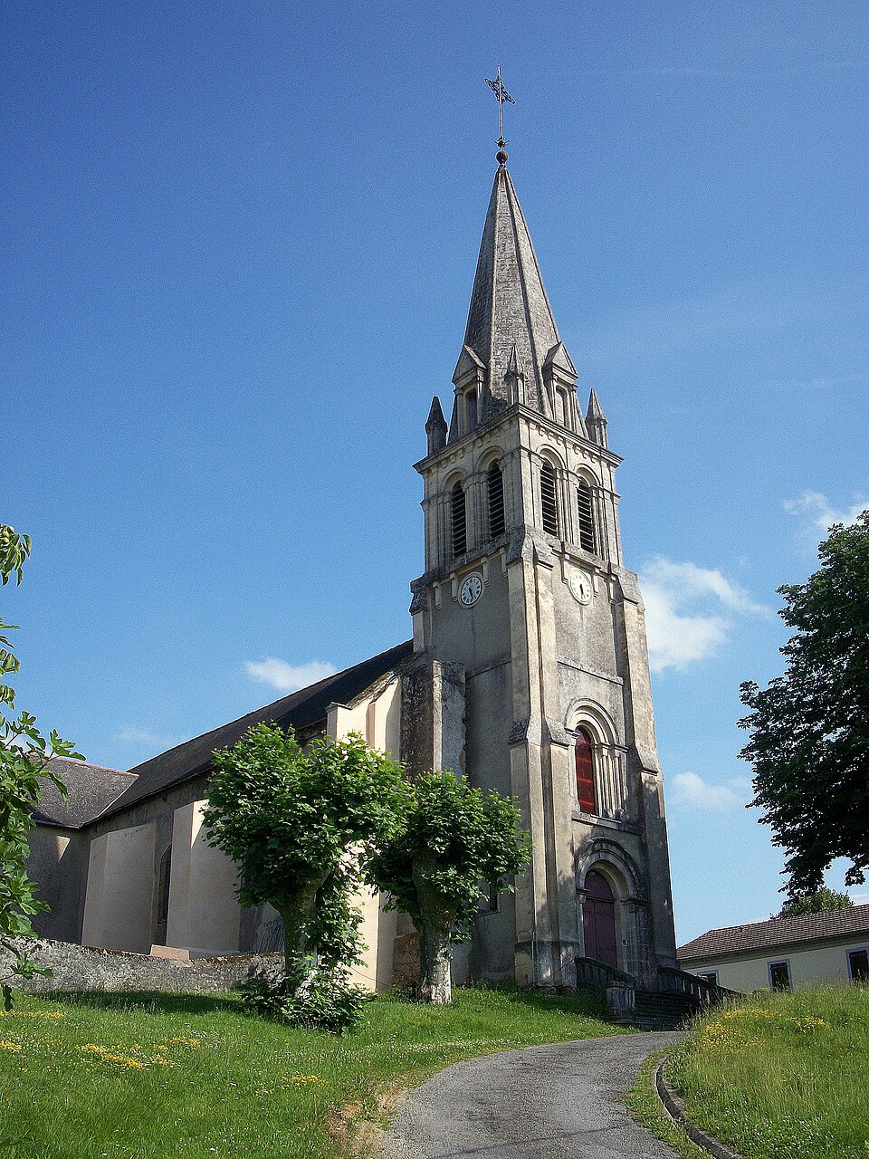 Église d'Orleix, Hautes — Pyrénées, France