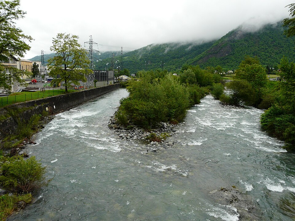 Gave de Gavarnie Soulom pont D921 aval