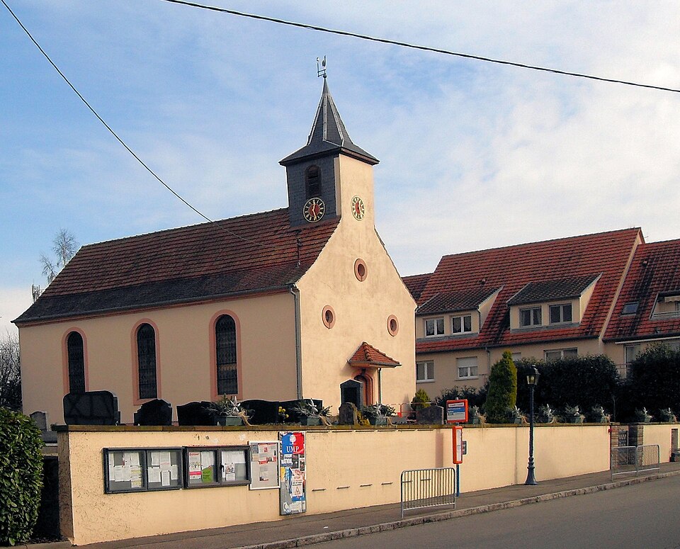 Bietlenheim, Temple protestant, ancienne chapelle Saint — Arbogast 1