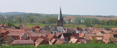 Photo de la commune d'Ingenheim, Bas Rhin, France