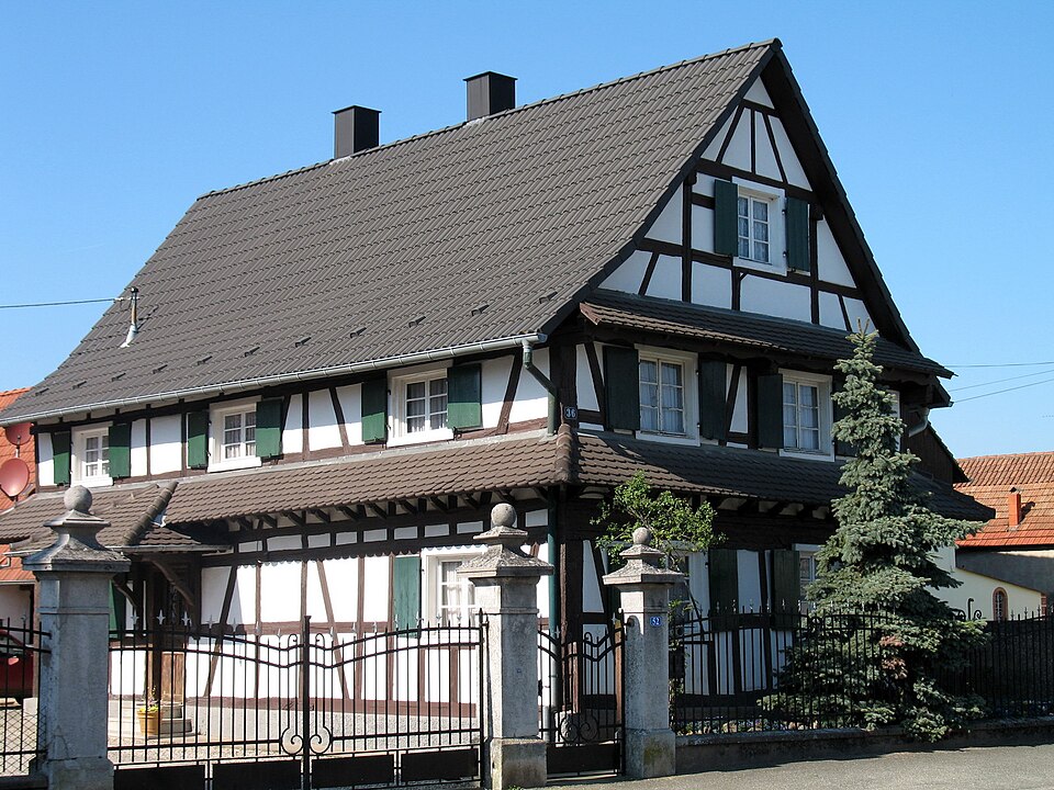 Timber framed house in Kilstett