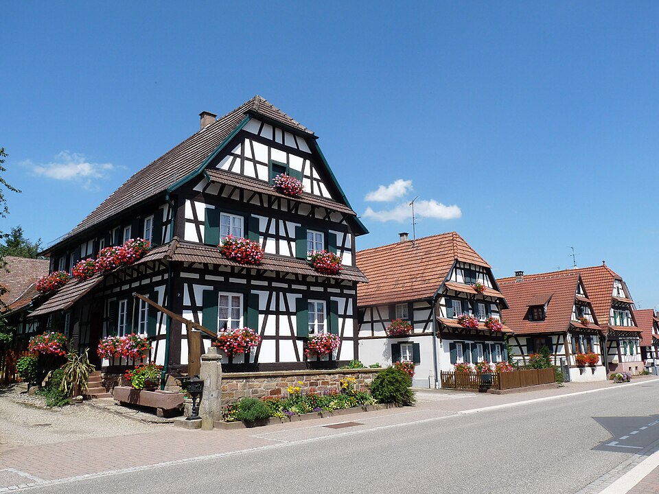 Betschdorf — Maisons à colombages