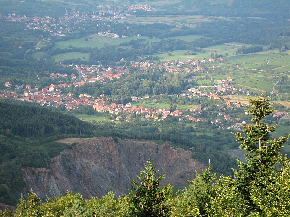Ottrott depuis Mont Sainte — Odile