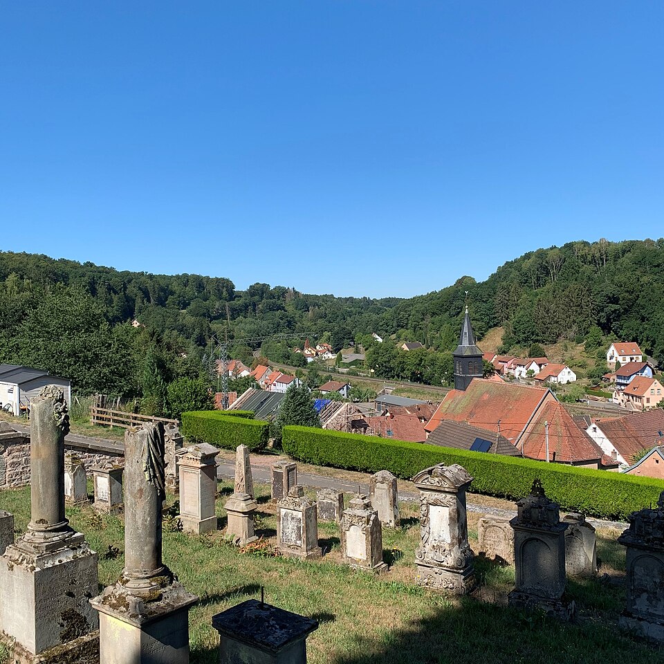 Église Saint — Barthélemy de Tieffenbach — Avec cimetière