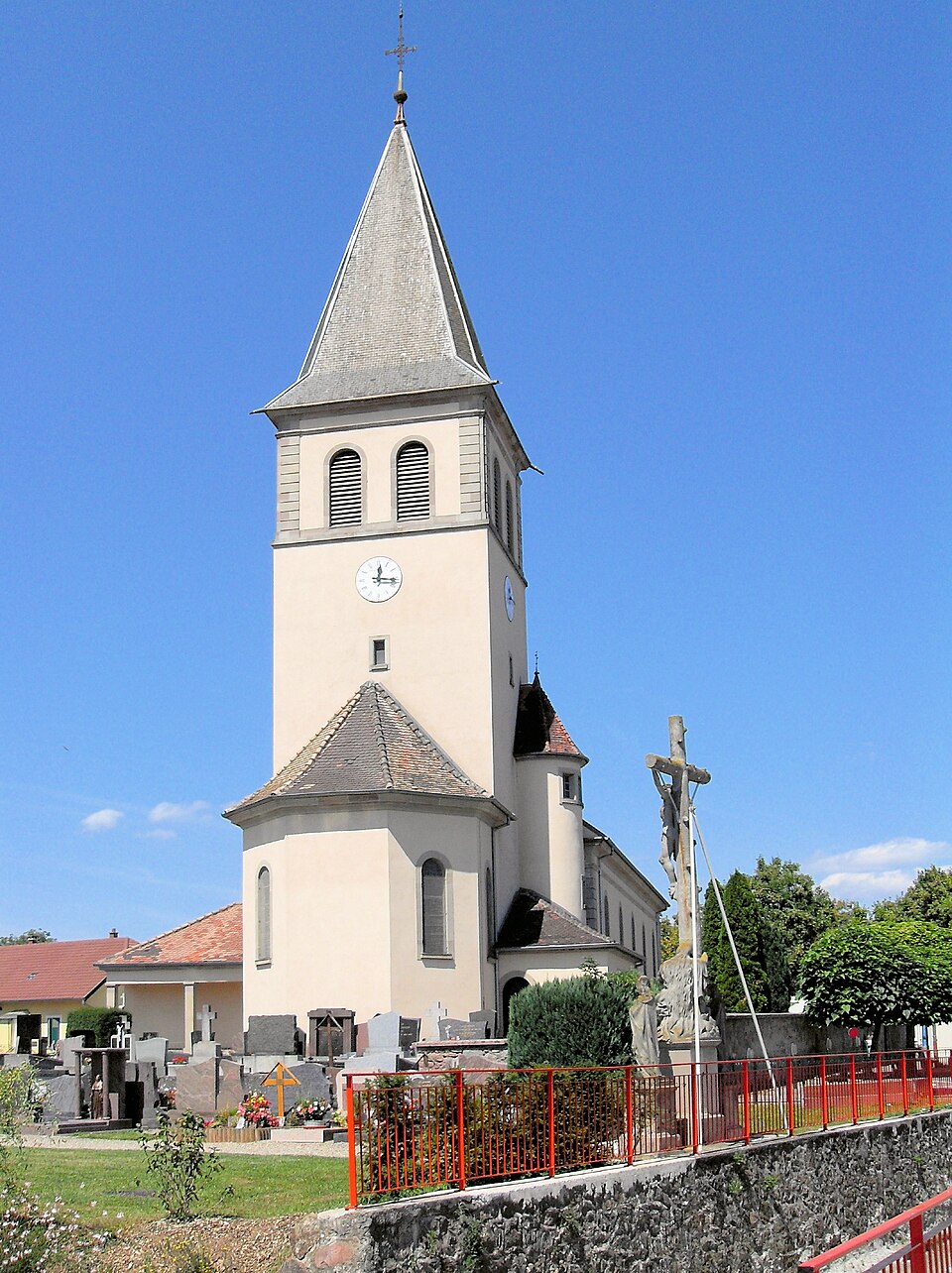 Aspach — le — Haut, Église Saint — Barthélemy 2