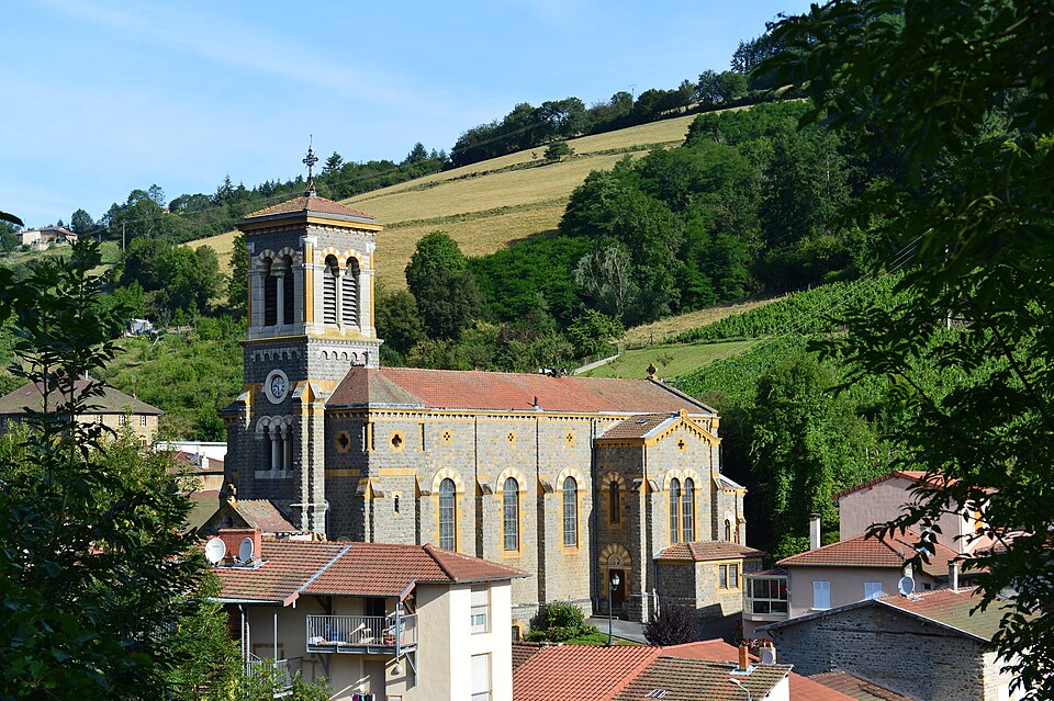 Eglise de Saint Clement — sur — Valsonne