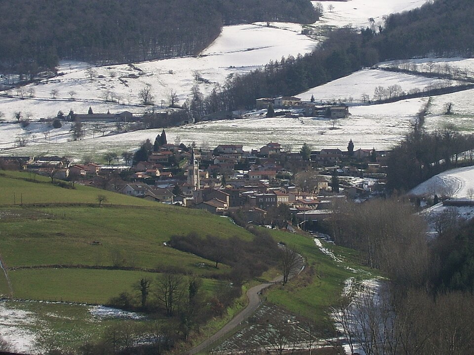 Vue globale st genis largentiere