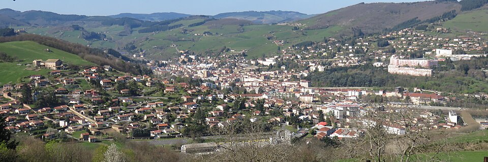 Vue de Tarare depuis Saint — Marcel (2017)