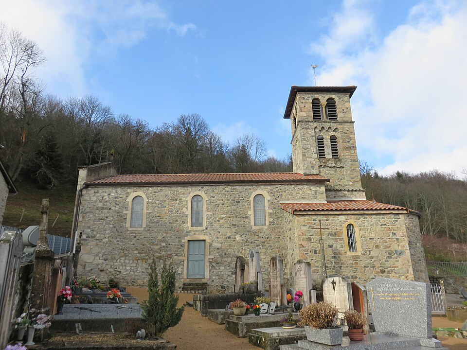 Vernay — Vue église 2 (mars 2019)