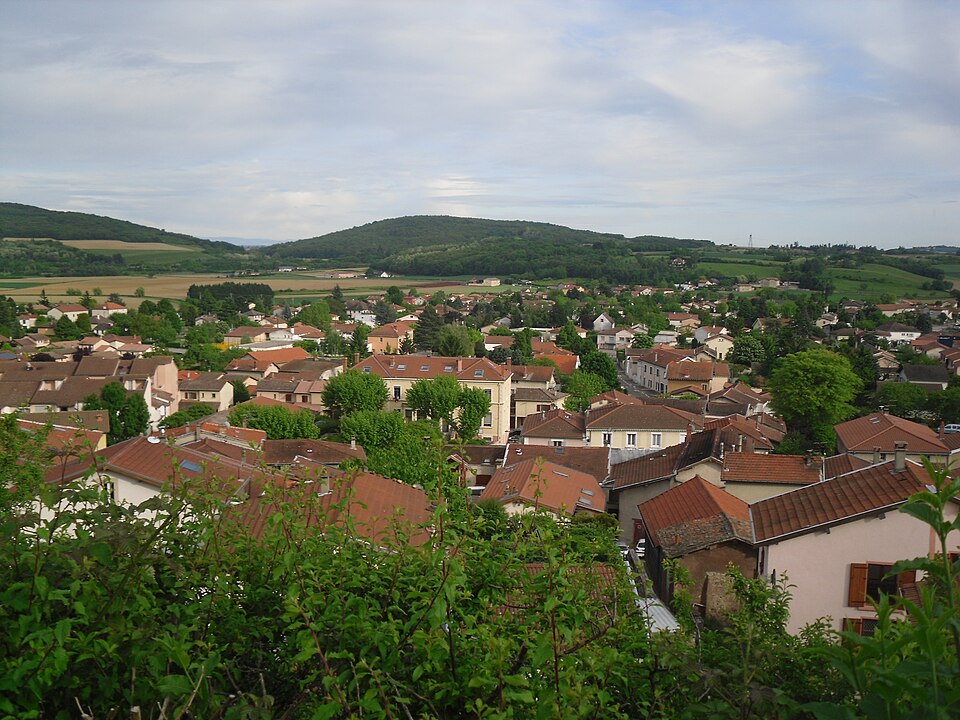 Communay, vue générale
