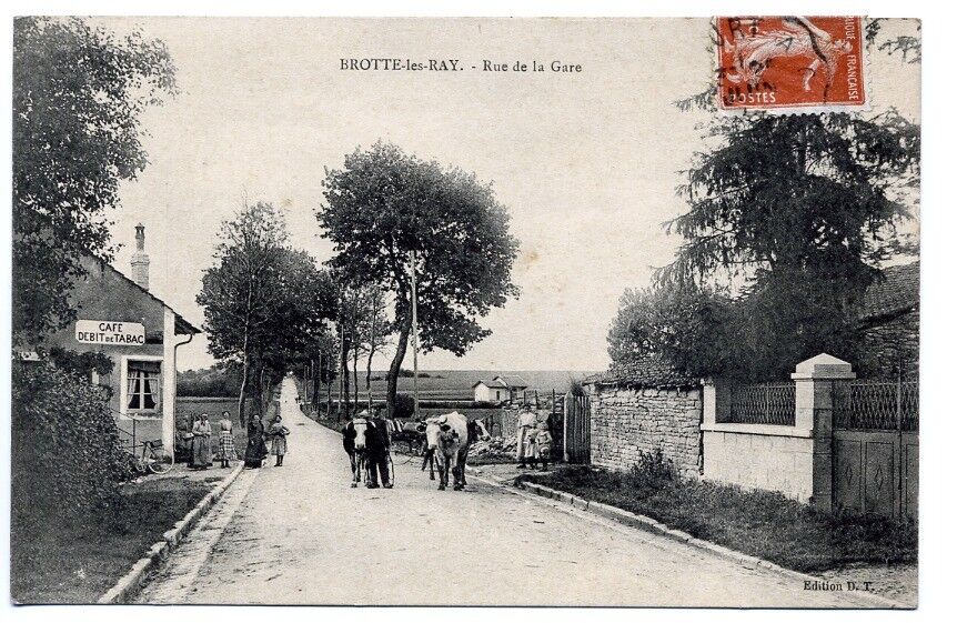 Brotte — lès — Ray (70) — carte postale ancienne