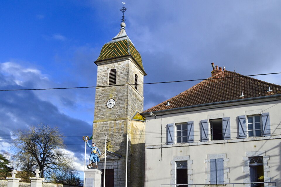 Brussey, le centre du village