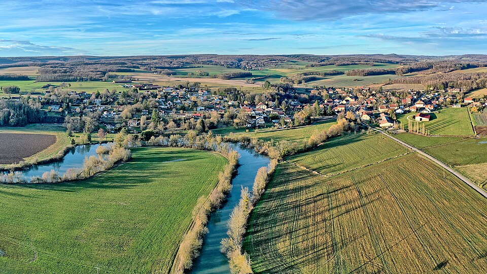 Chambornay — lès — Pin, vue générale du village