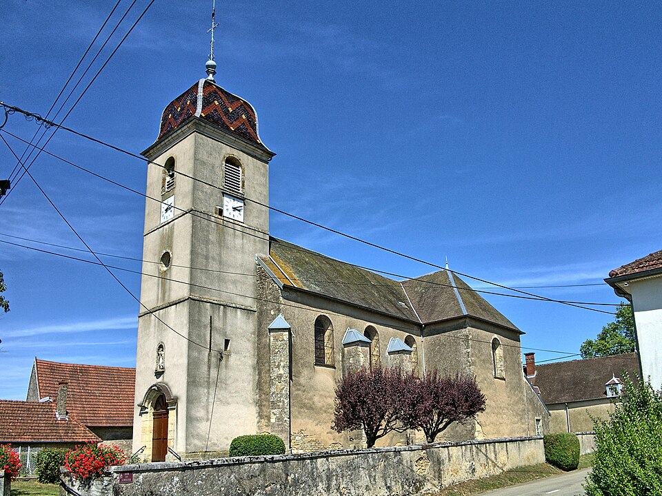 Champvans, l'église