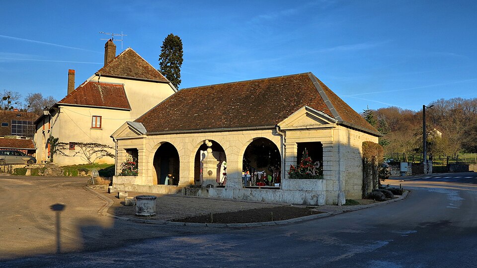 Chaux — la — Lotière, la fontaine — lavoir — abreuvoir