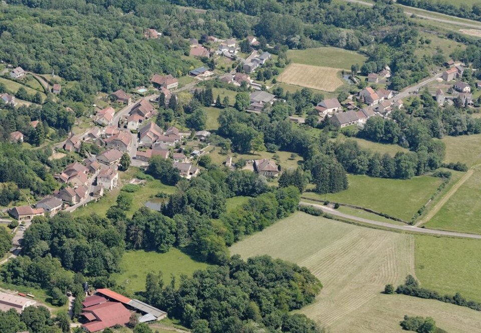 Coulevon Vue aérienne