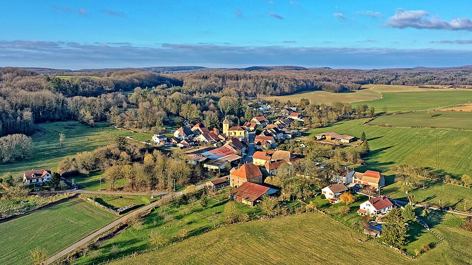 Courcuire, vue générale du village