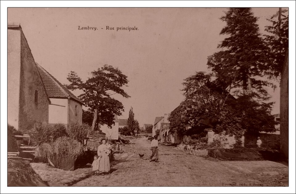 Lambrey (70) — carte postale ancienne
