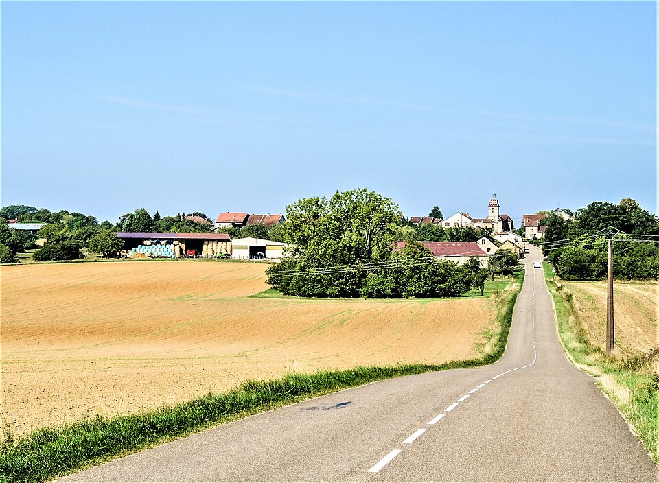 Larret, vu de la route de Vaite