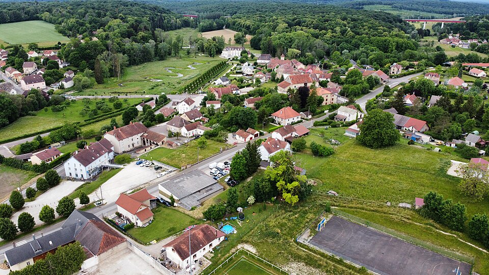 Vue aérienne du village — 26 mai 2022