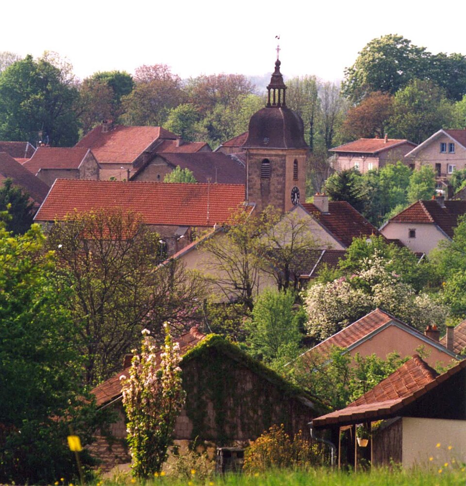 Montcey, village