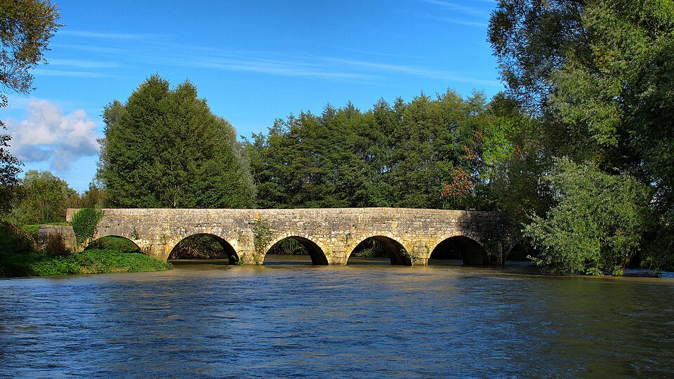 Montot, le pont sur le Salon