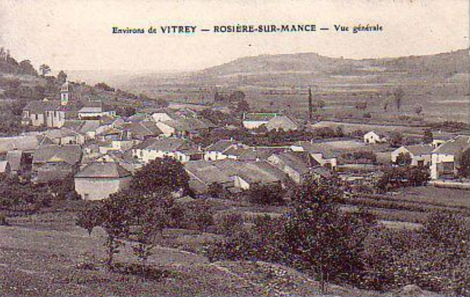 Rosières — sur — Mance (70) — carte postale ancienne