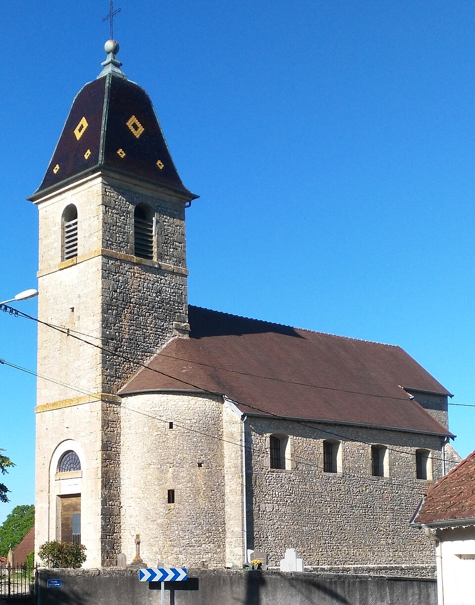 L'église de Motey sur Saône