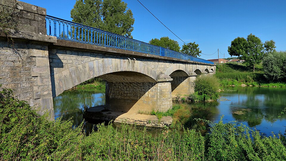 Vandelans, le pont sur l'Ognon
