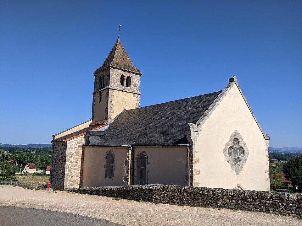 Baron (Saône — et — Loire) — Église Saint — Nizier (juin 2023)