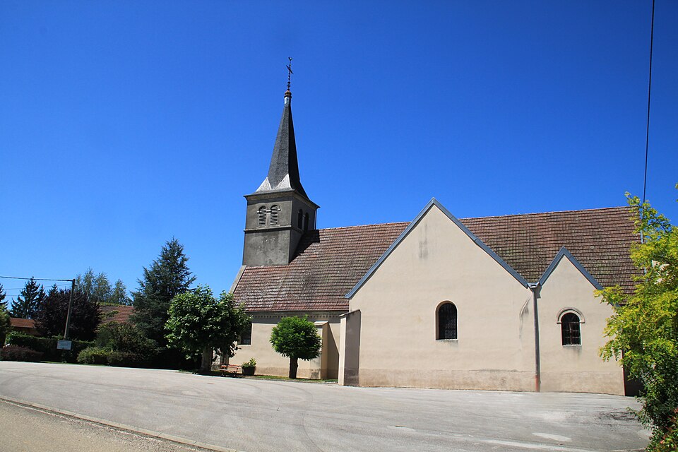 Mouthier — en — Bresse Kirche von Süden