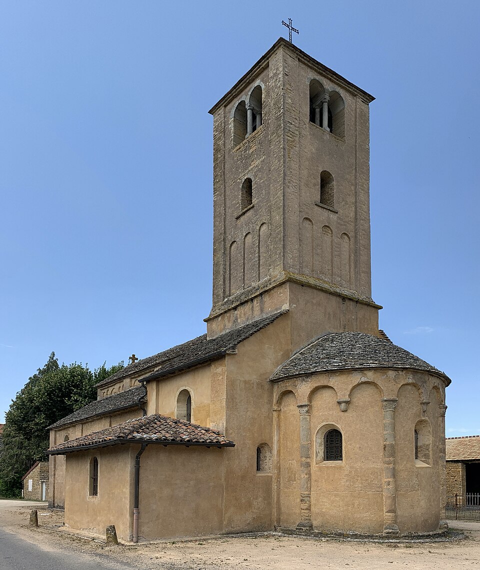 Église St Vincent St Vincent Prés Saône Loire 5
