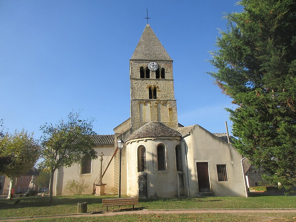 Église St Jean Baptiste Simandre Saône Loire 1
