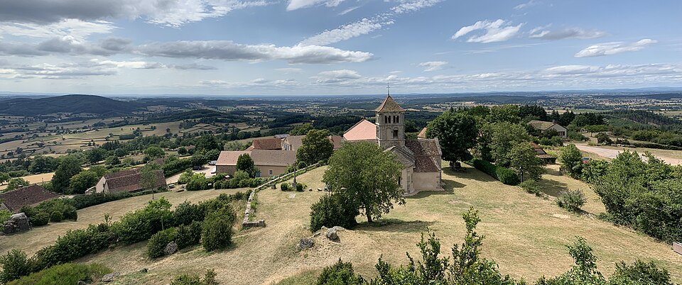 Vue Bourg Suin depuis Sommet Butte Suin 3
