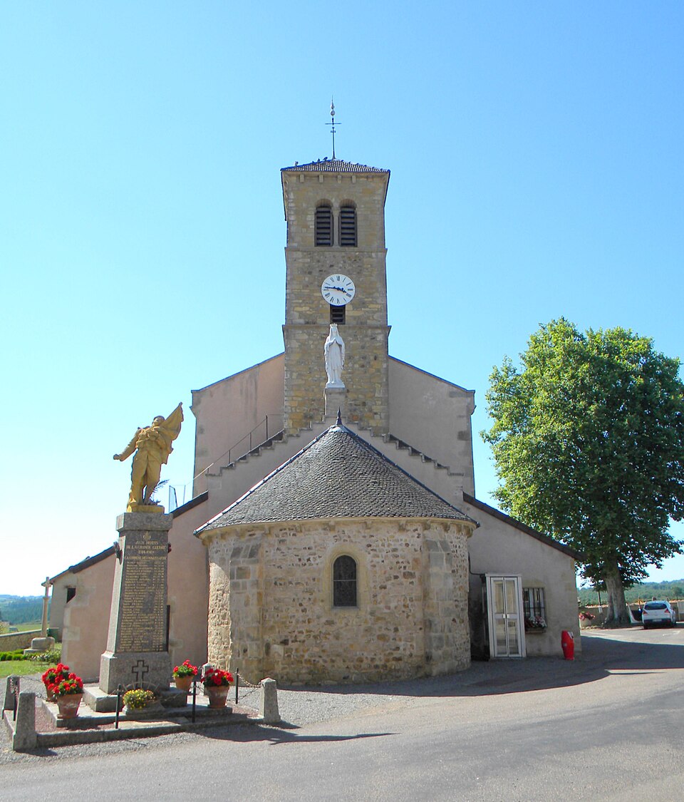 Eglise Saint — Saturnin de Vauban (Saône — et — Loire)