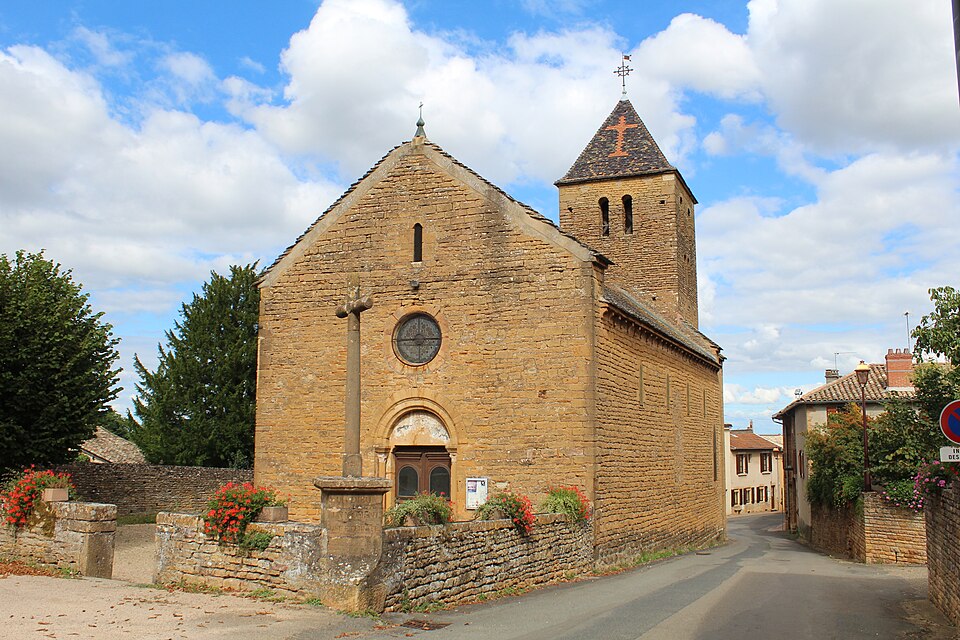 Église St Georges Vinzelles Saône Loire 3