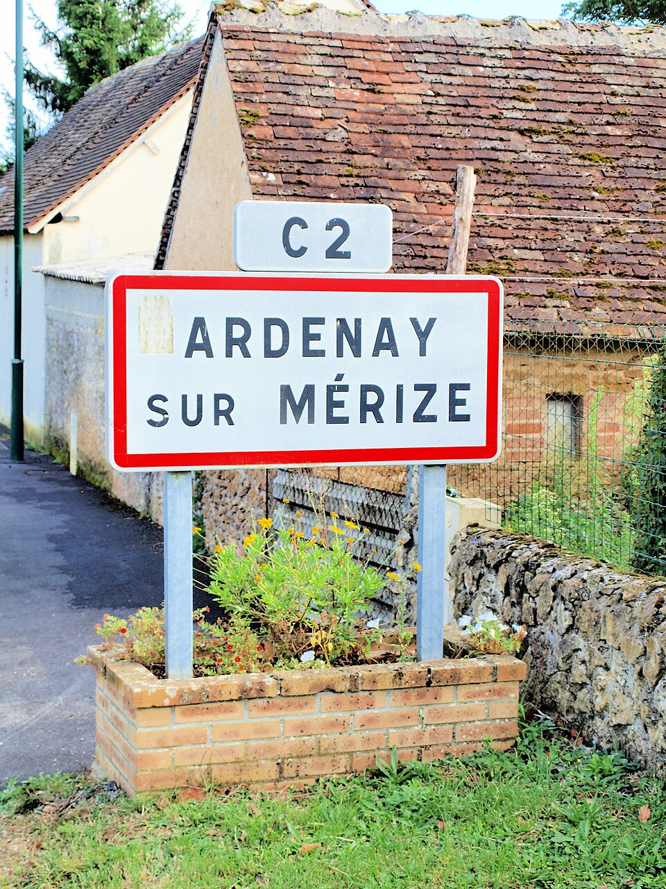 Ardenay — sur — Mérize — FR — 72 — panneau d'agglomération — 01