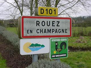 Panneau de Rouez — en — Champagne