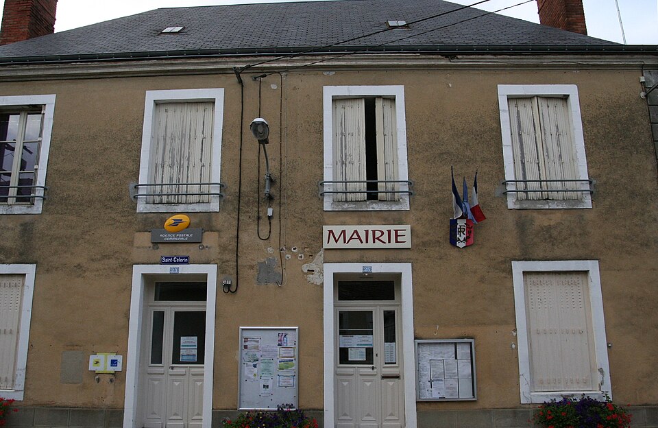 Saint — Célerin — mairie — poste 02