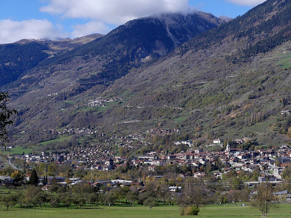 Aime — la — Plagne depuis Mâcot (novembre 2022)