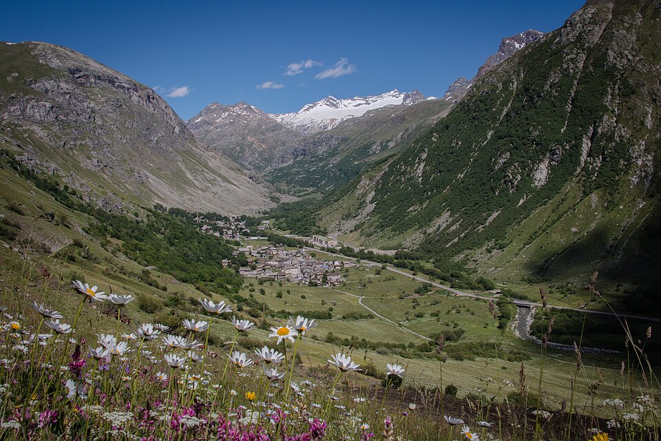 Vue d'ensemble du village — Bonneval sur Arc