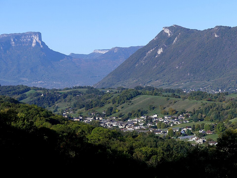 Coise et Val Coisin depuis Hauteville au matin (octobre 2022)
