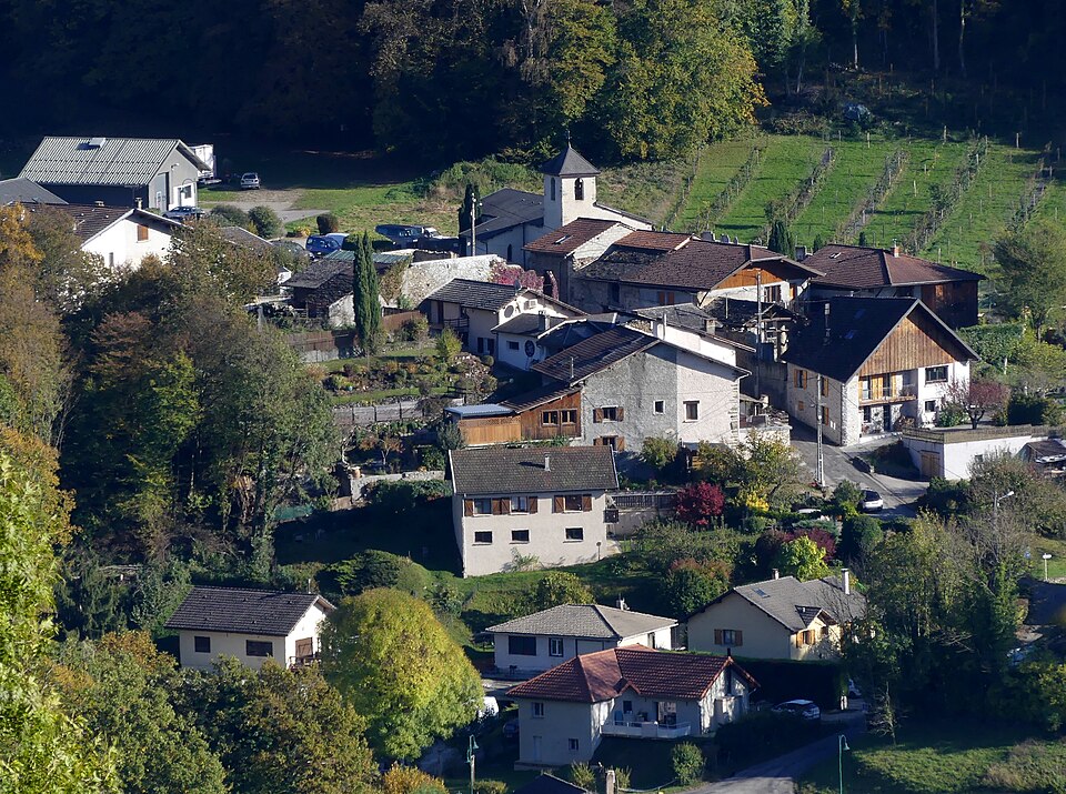 Détrier vu depuis La Chapelle — Blanche (octobre 2021)